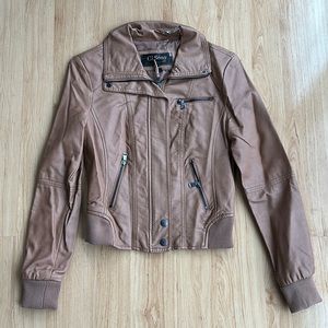 Ci Sono Camel color Faux, leather jacket size S